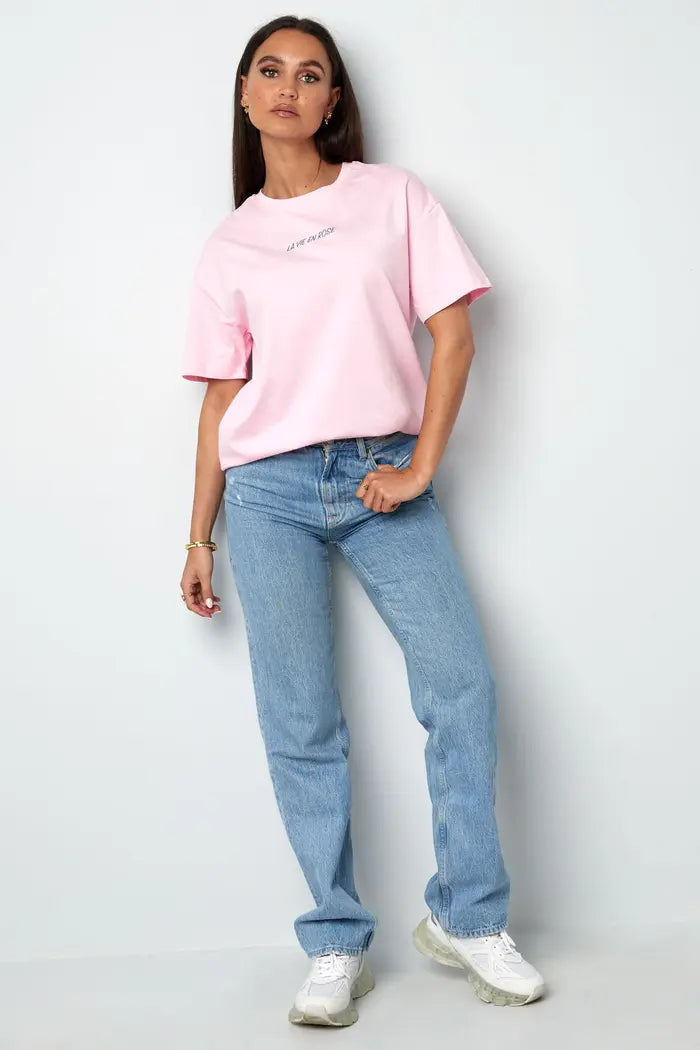 T-shirt la vie en rose | ROZE