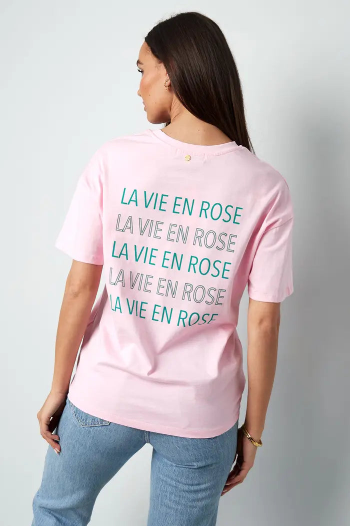 T-shirt la vie en rose | ROZE