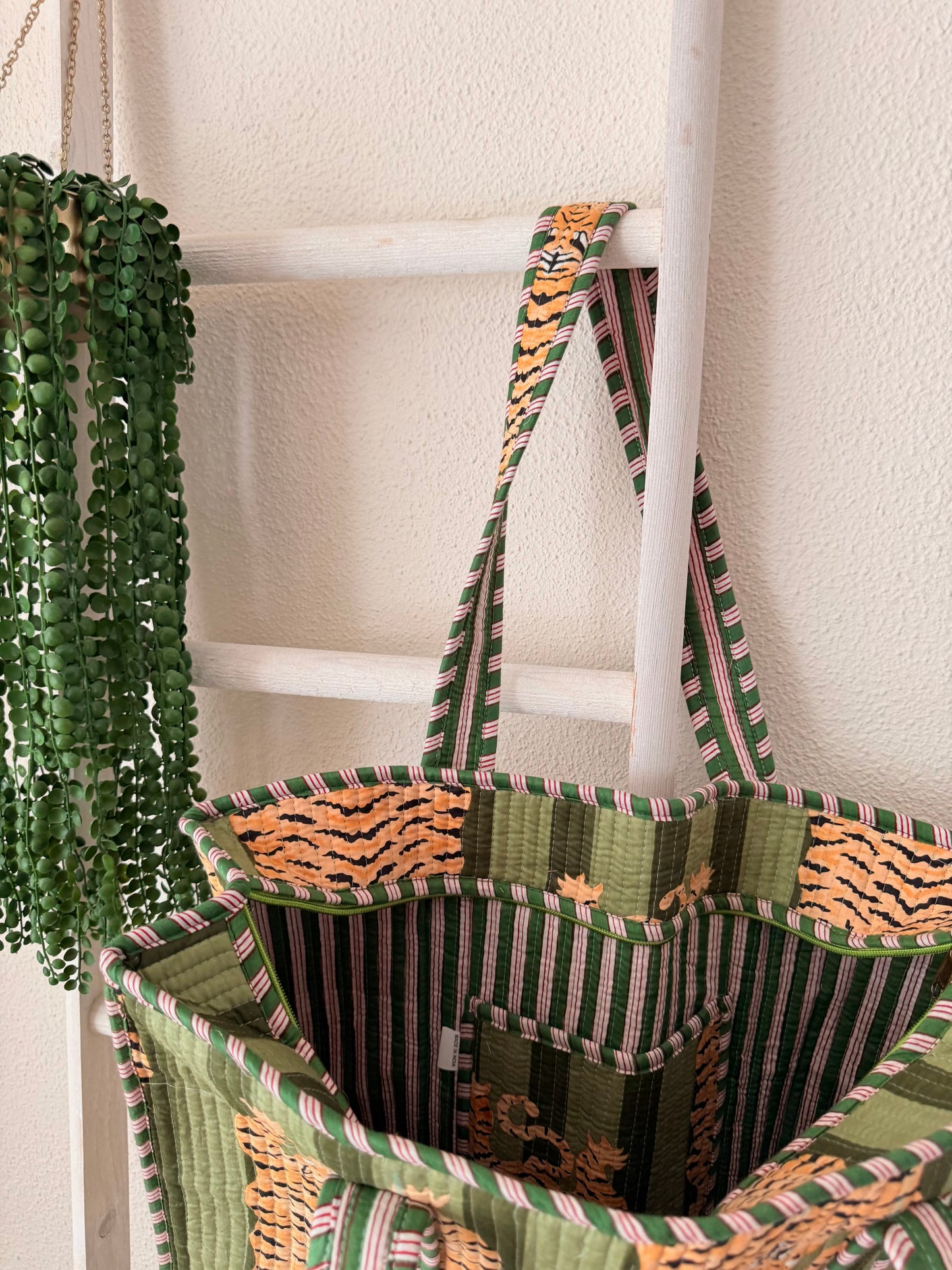 Shopper Leopard | GROEN