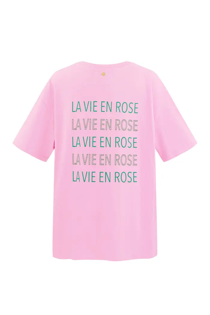 T-shirt la vie en rose | ROZE