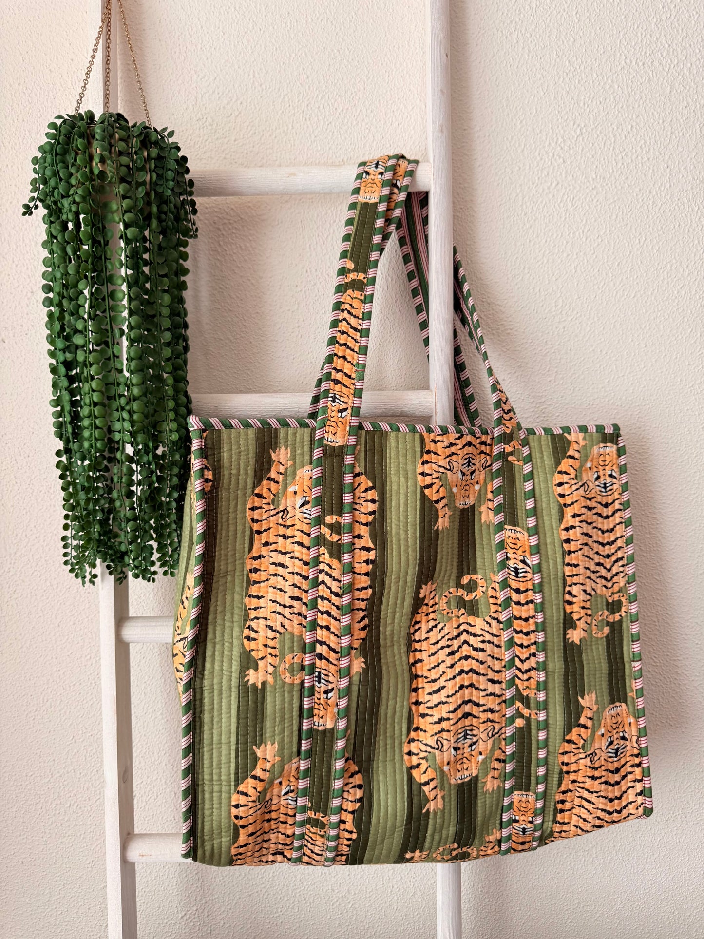 Shopper Leopard | GROEN