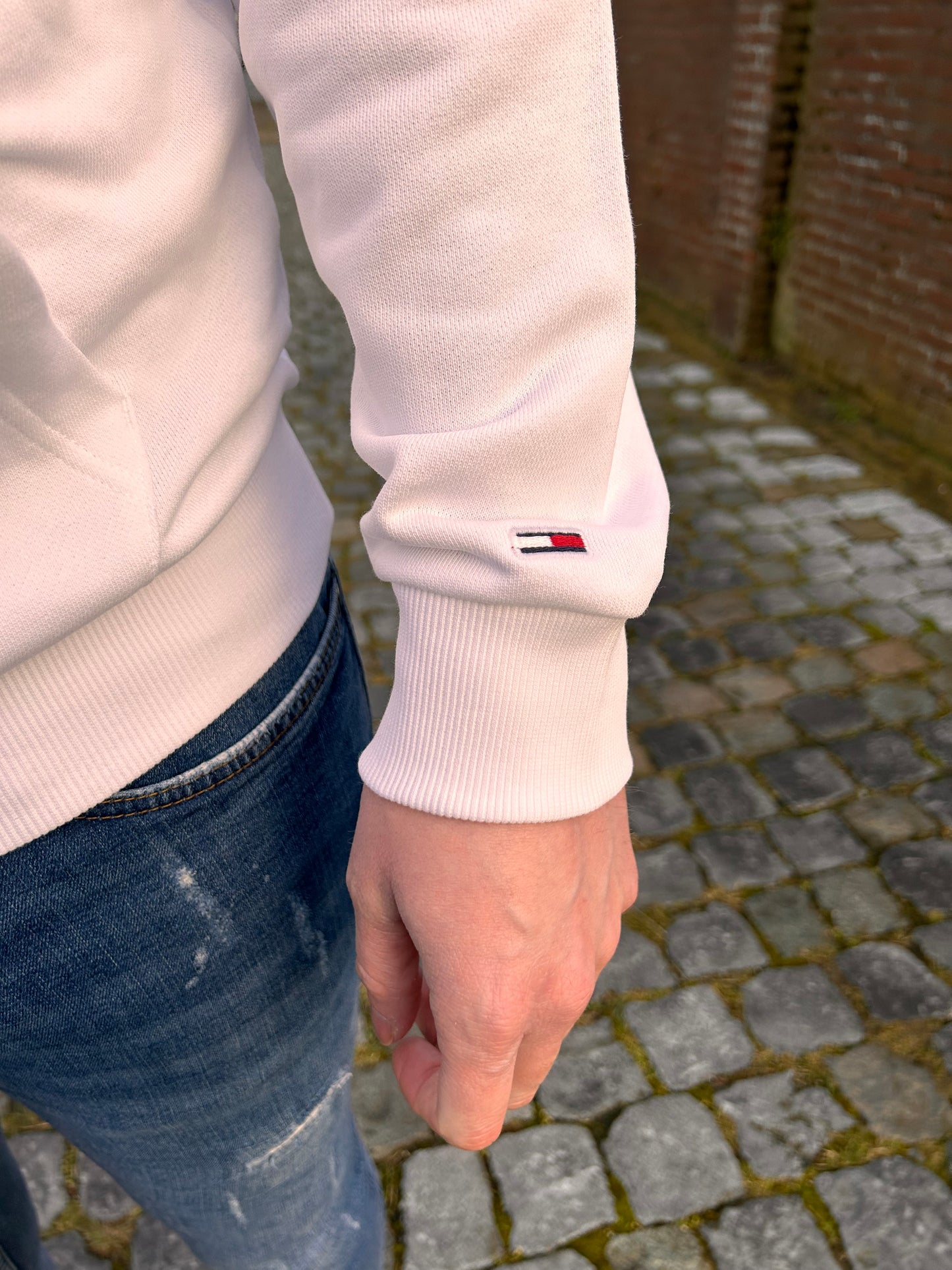 Tommy Hilfiger Hoodie Basic logo | WHITE