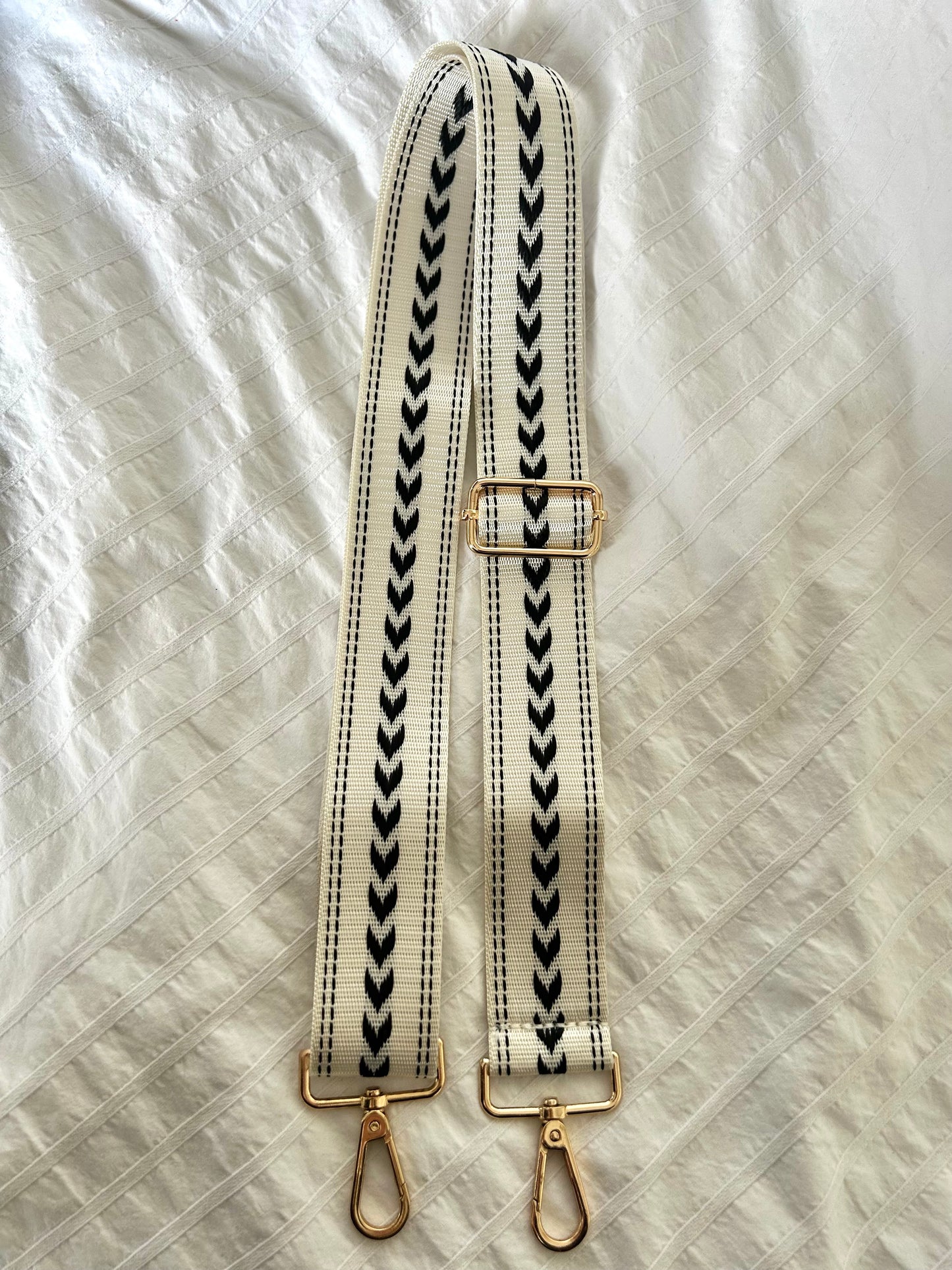 Tassenriem | HEART WHITE