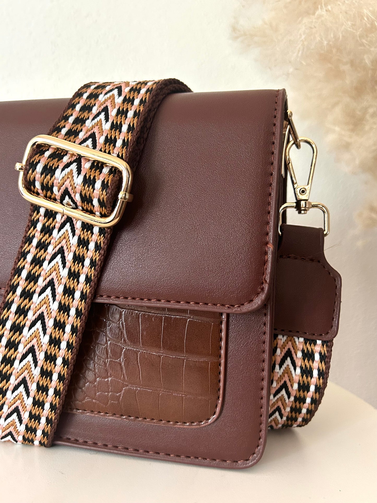 Schoudertas Anne | BROWN