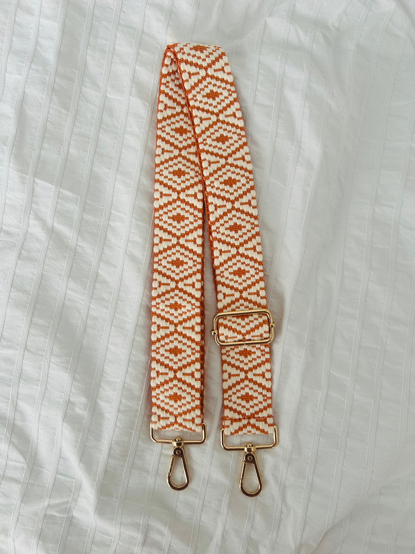 Tassenriem | GEOMATRIC ORANGE