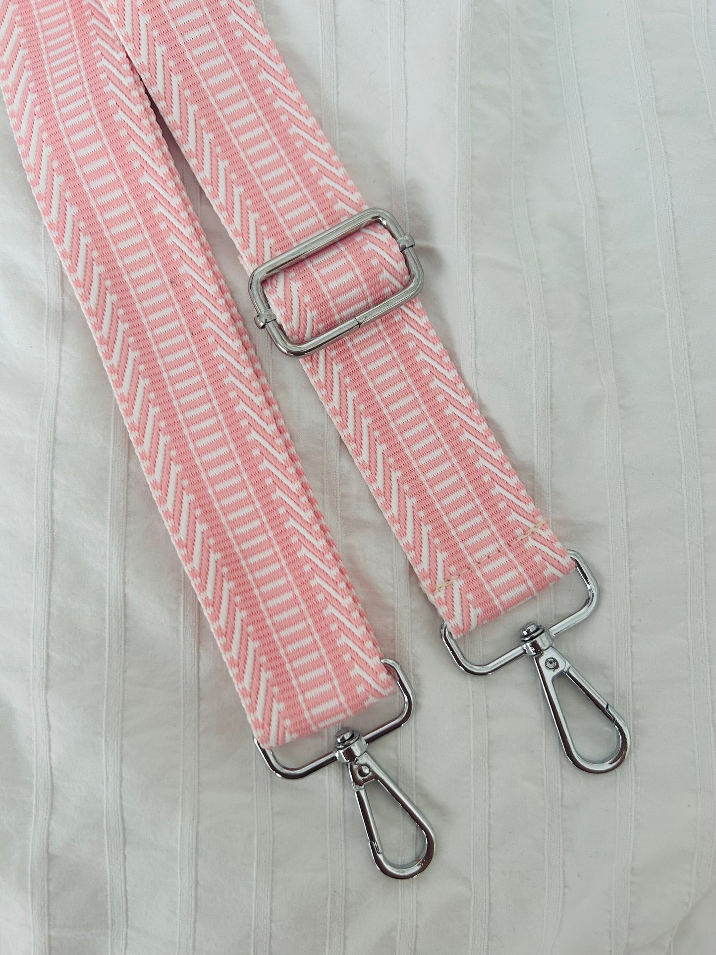 Tassenriem | STRIPES PINK