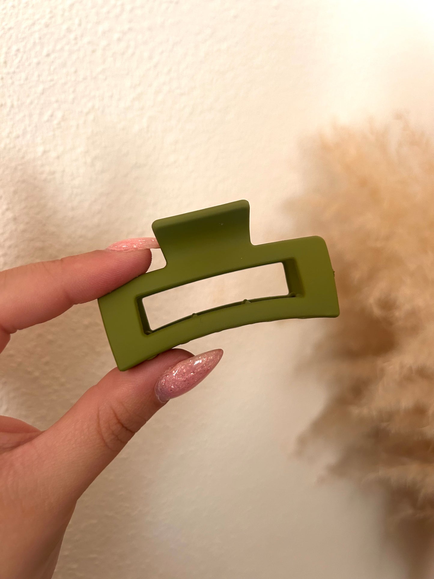 Haarklem Rechthoek Klein | OLIJFGROEN