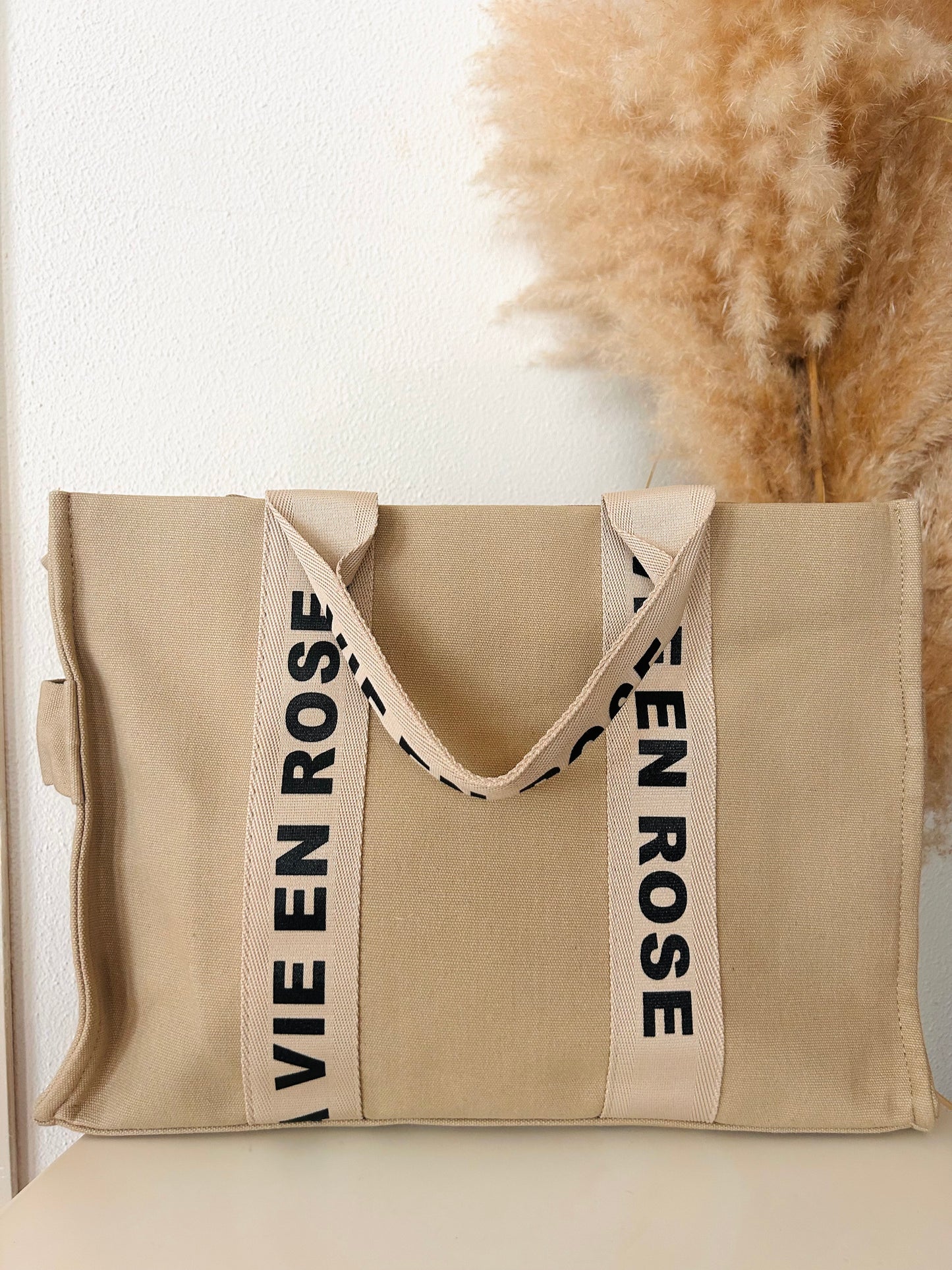 La vie en rose Shopper | BEIGE