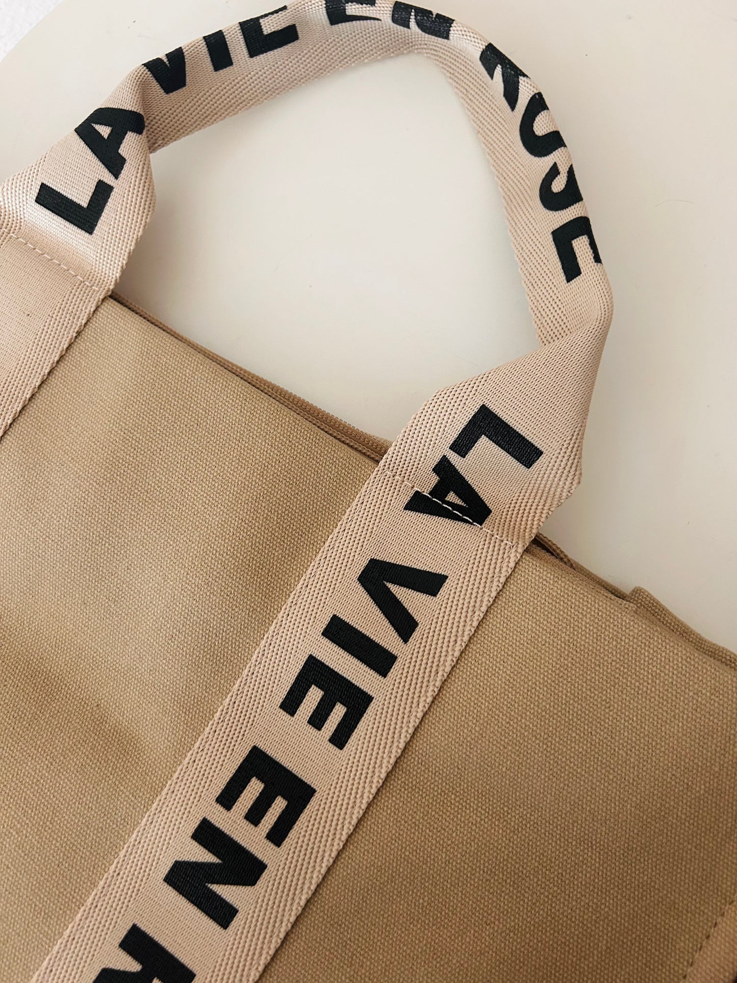 La vie en rose Shopper | BEIGE