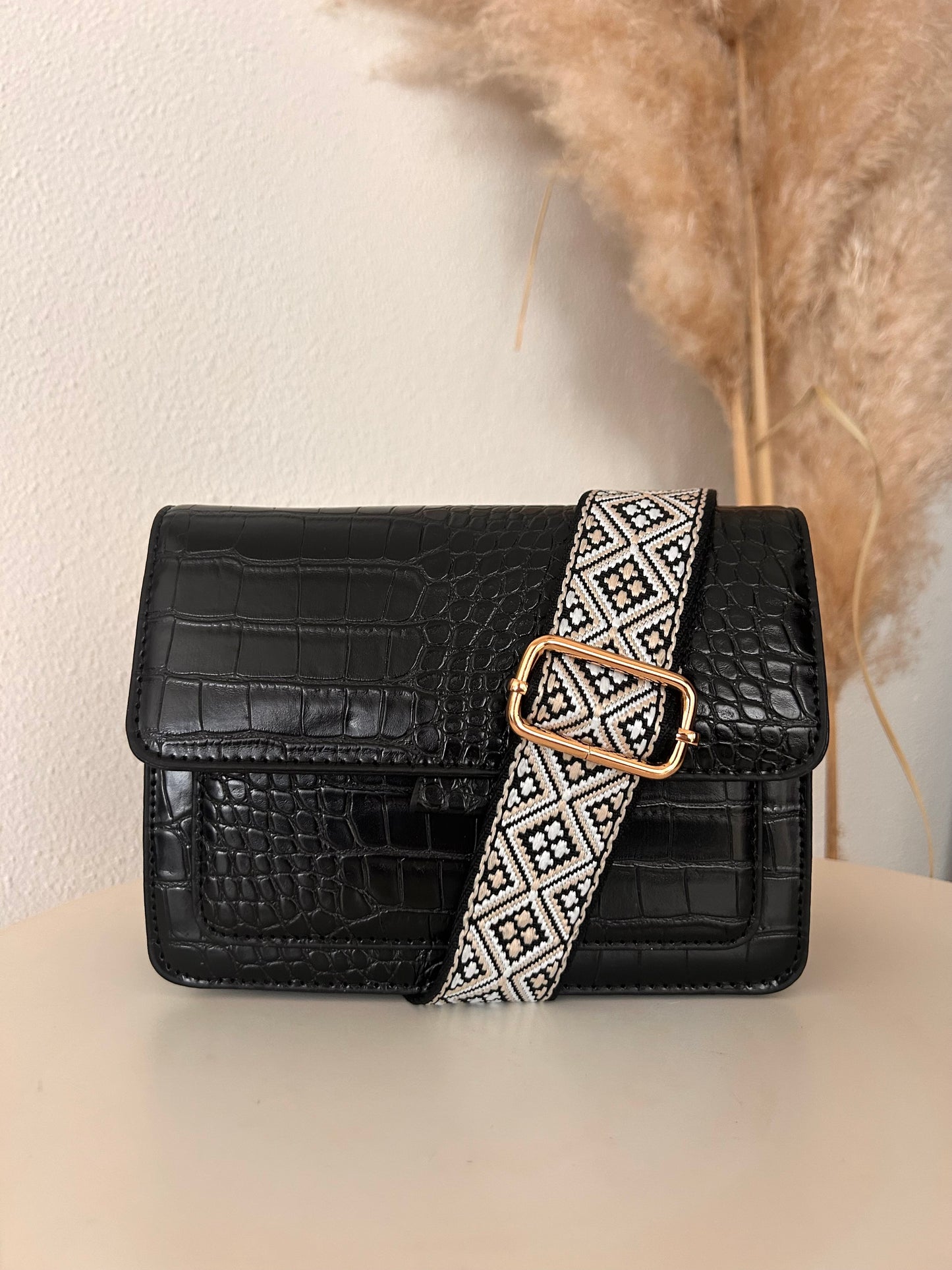 Schoudertas Emmy | ZWART