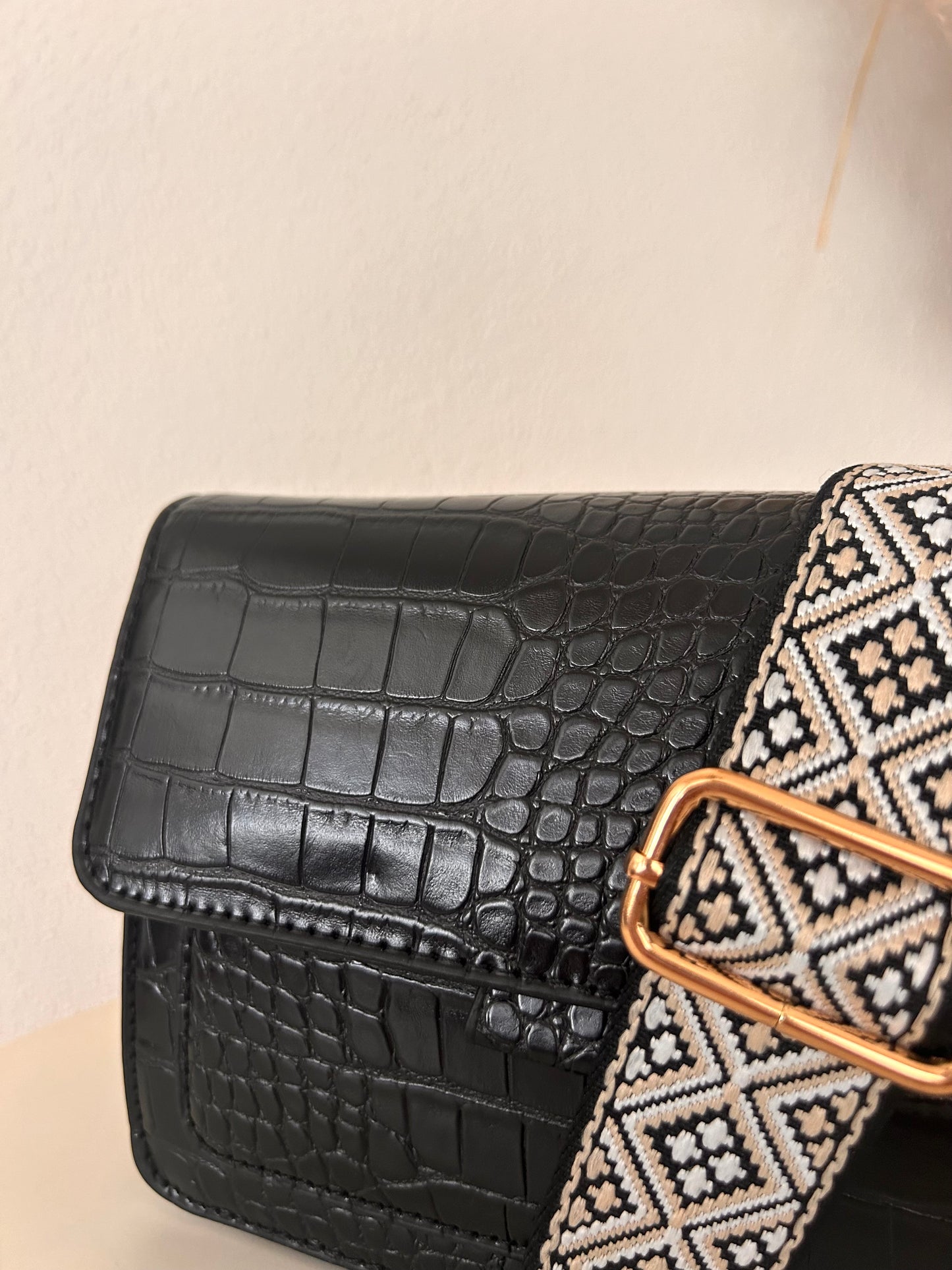 Schoudertas Emmy | ZWART