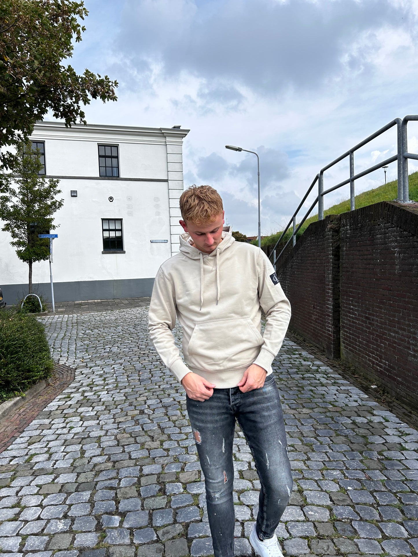 Calvin Klein Hoodie | BEIGE