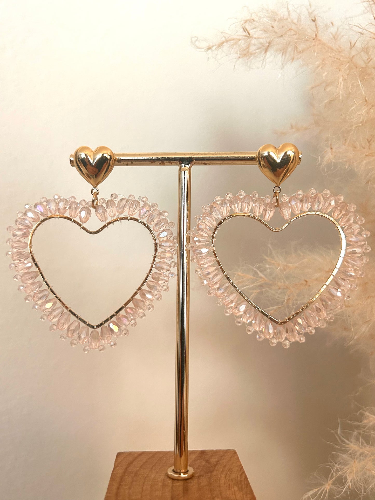 Oorbellen HART KRALEN | LICHTROZE