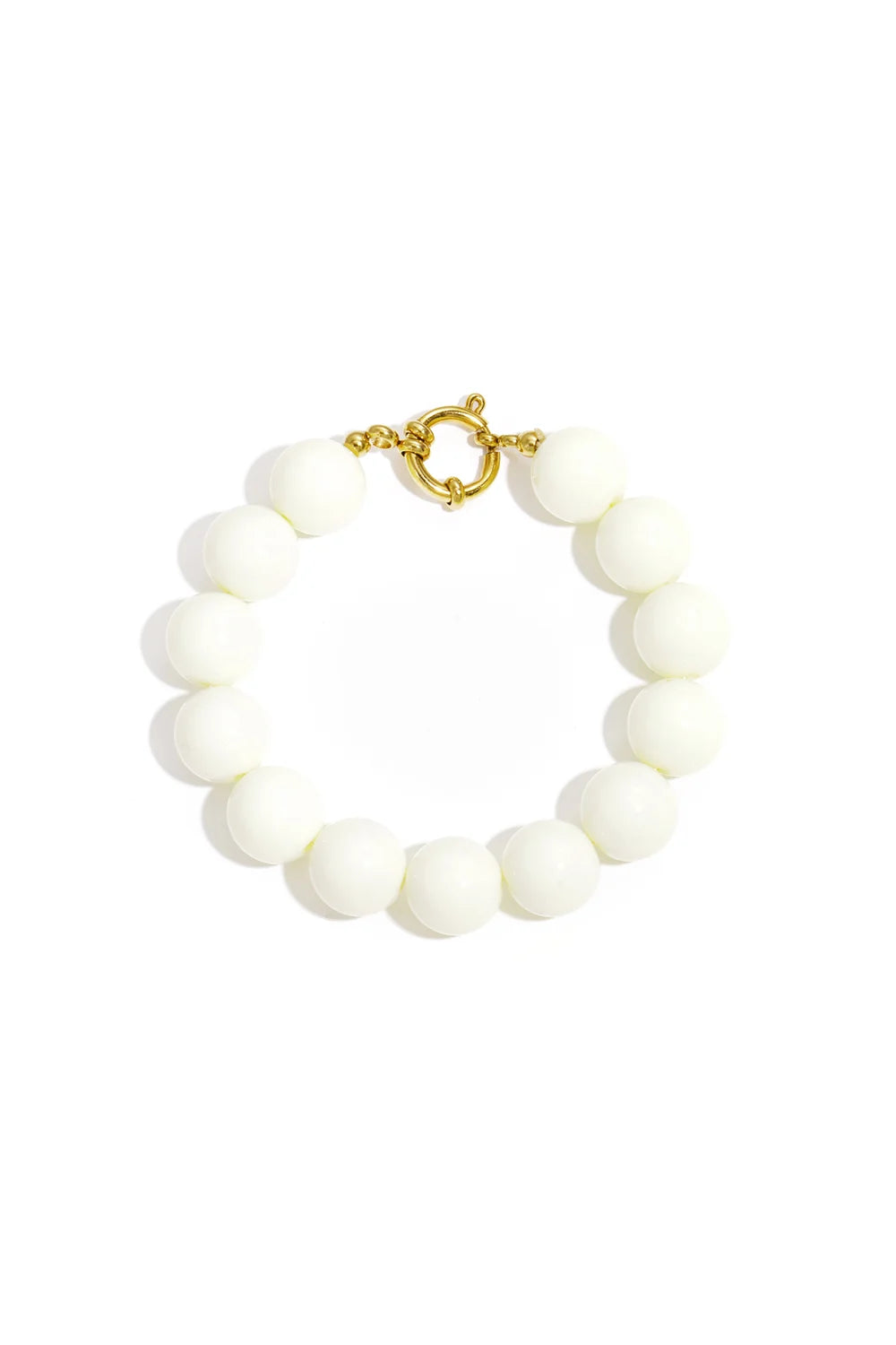 Armband kralen | WIT