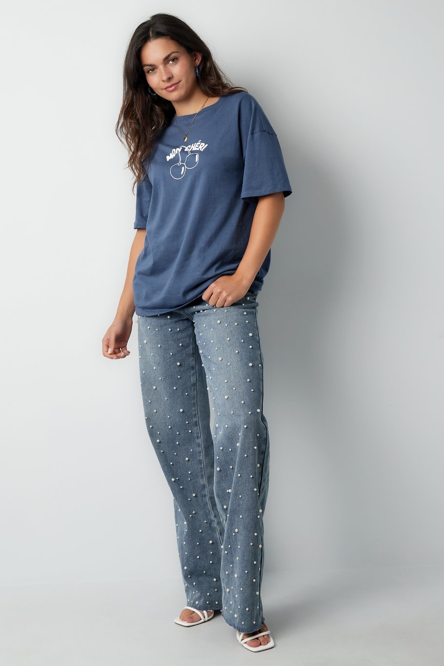 T-shirt Mon Chéri | BLAUW