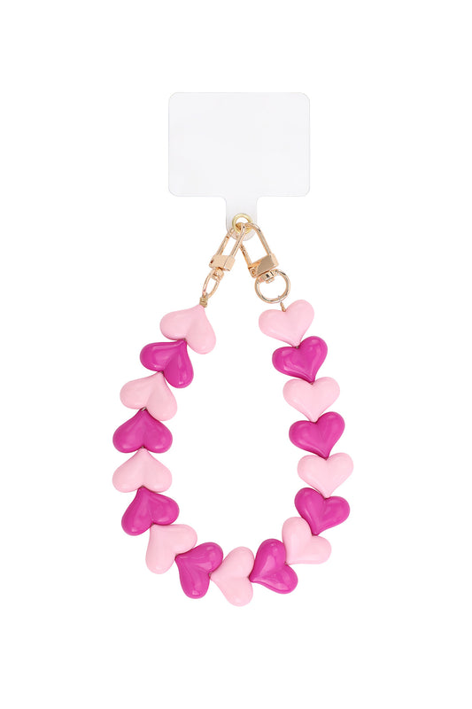 Telefoonkoord hartjes | ROZE
