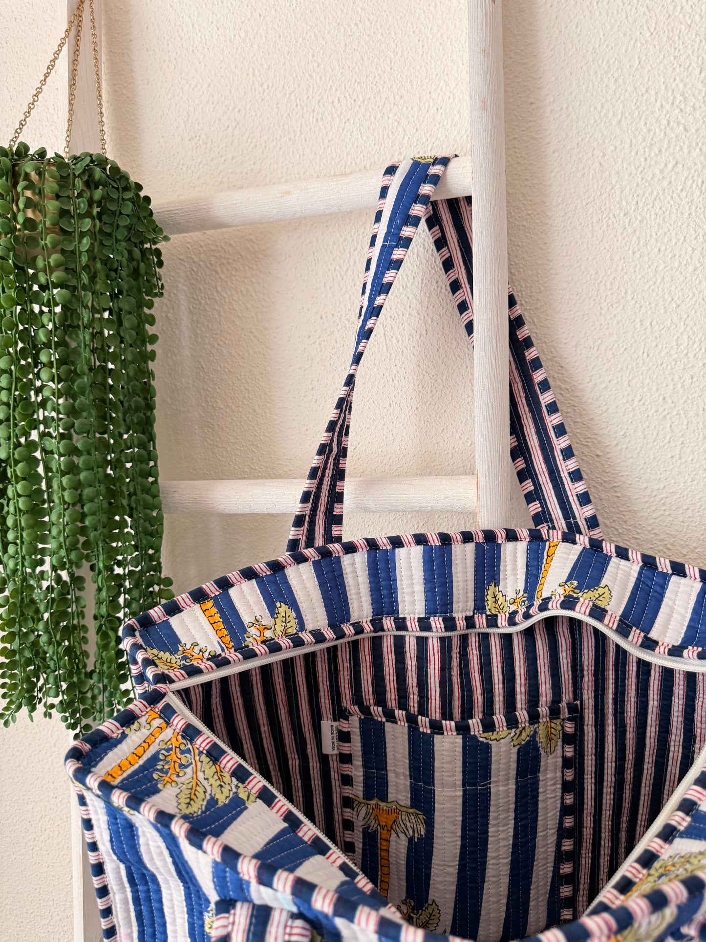 Shopper Palmboom | BLAUW