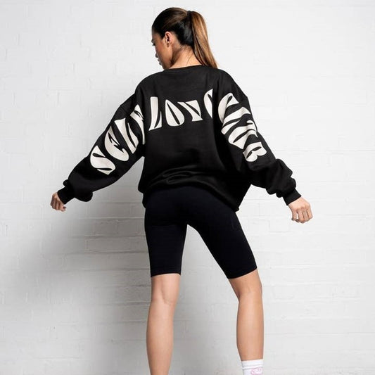 304 Sweater Self Love Club | BLACK