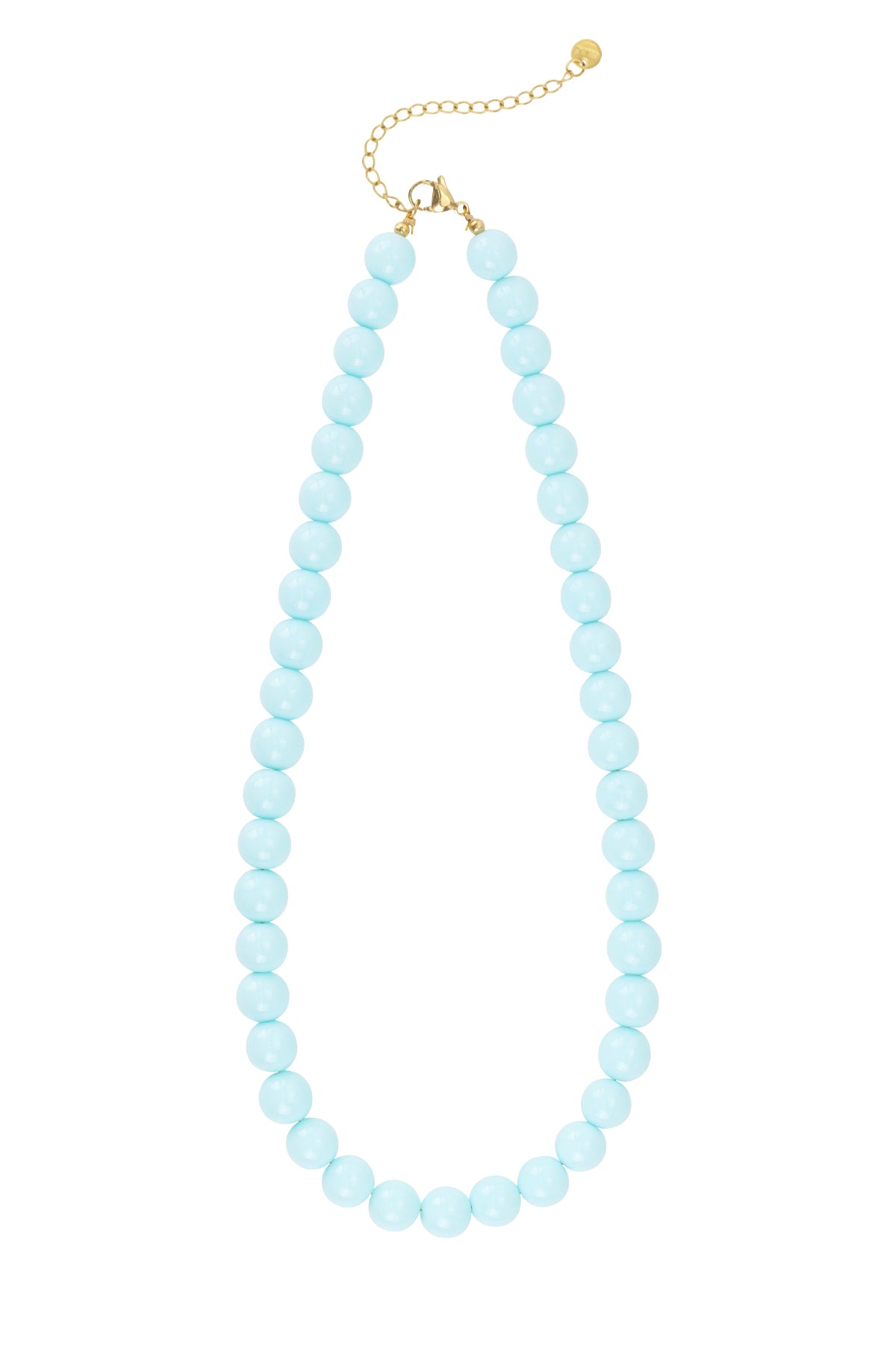 Ketting met medium kralen | LICHTBLAUW