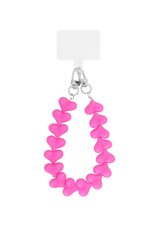 Telefoonkoord hartjes | ROZE