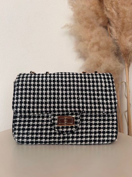 Schoudertas Claire | ZWART & WIT