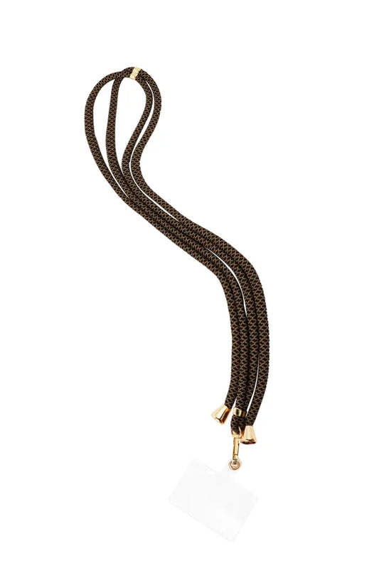 Telefoonkoord | Zwart Beige