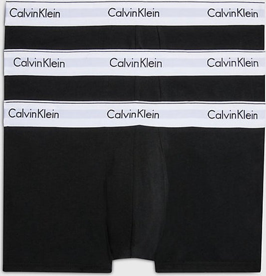 Calvin Klein 3-pack boxershorts - Low Rise Trunks | ZWART
