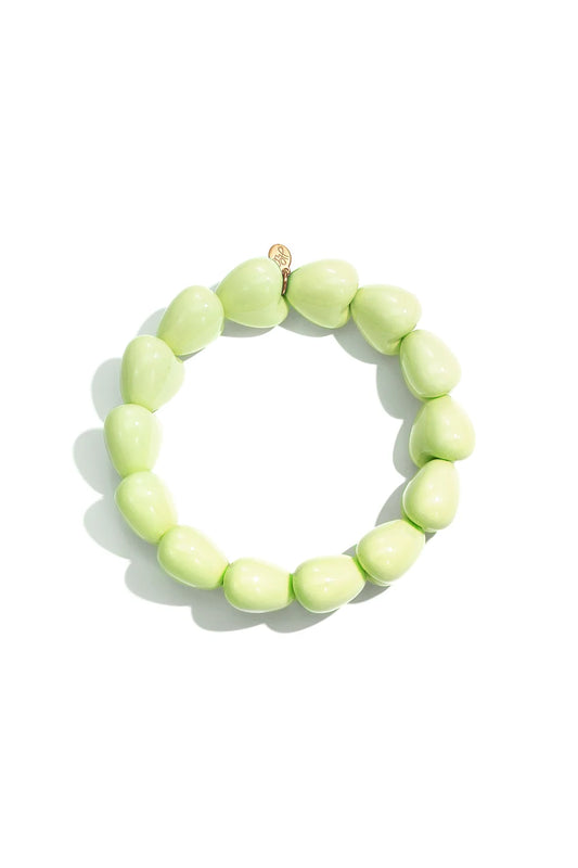 Armband hartjes | LIMEGROEN