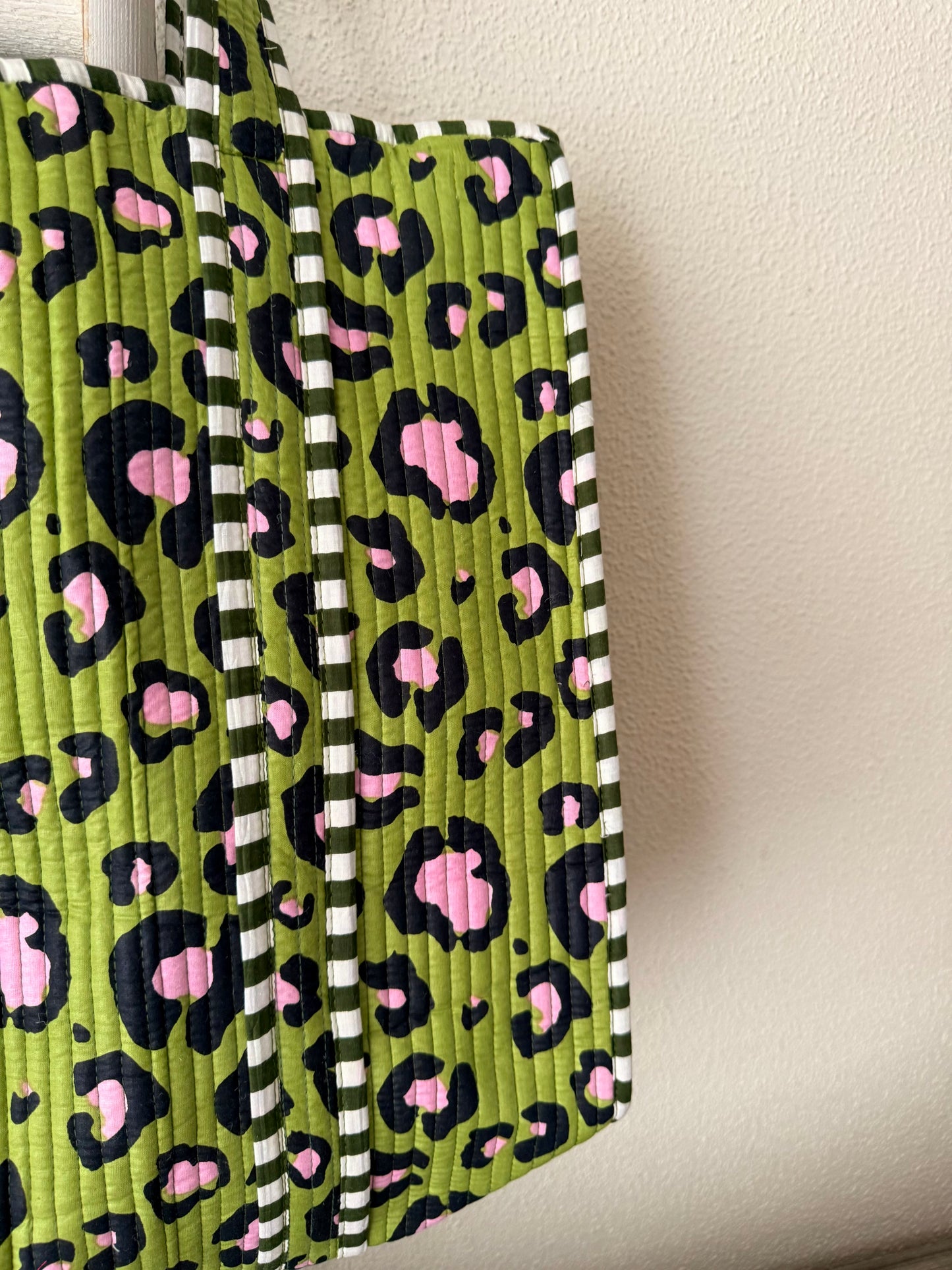 Shopper Leopard | GROEN