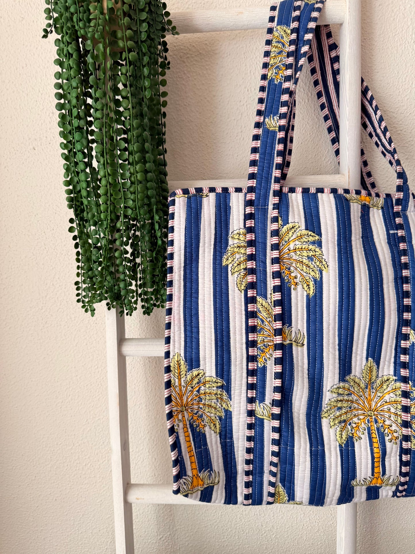 Shopper Palmboom | BLAUW
