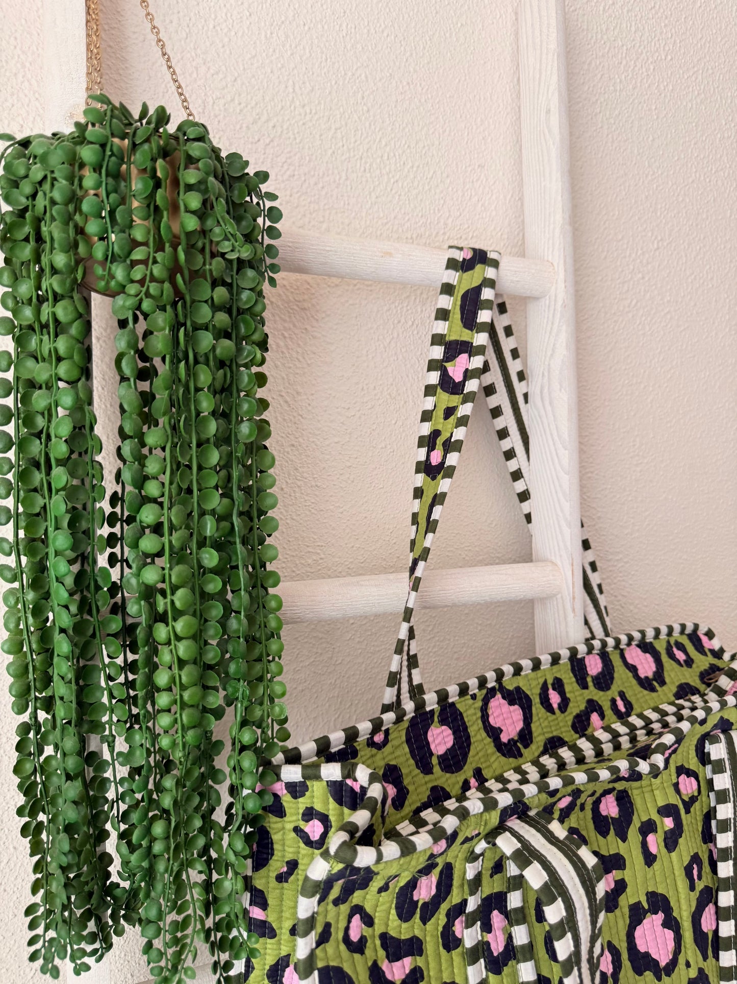 Shopper Leopard | GROEN