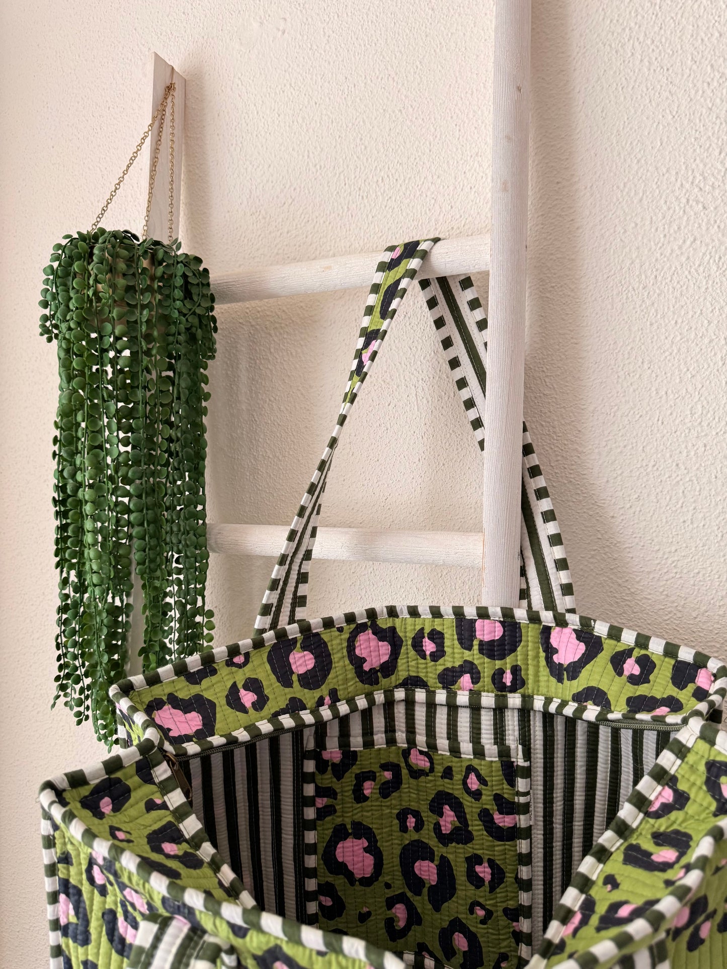 Shopper Leopard | GROEN