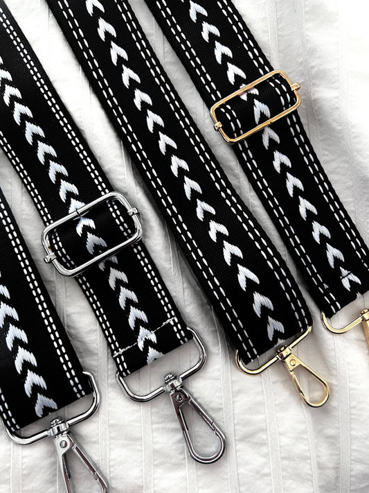 Tassenriem | HEART BLACK