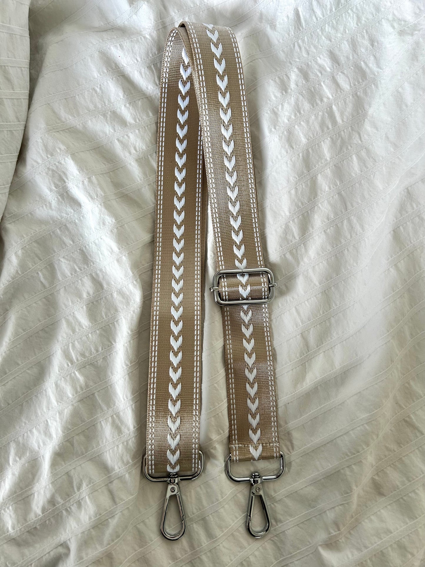 Tassenriem | HEART BEIGE