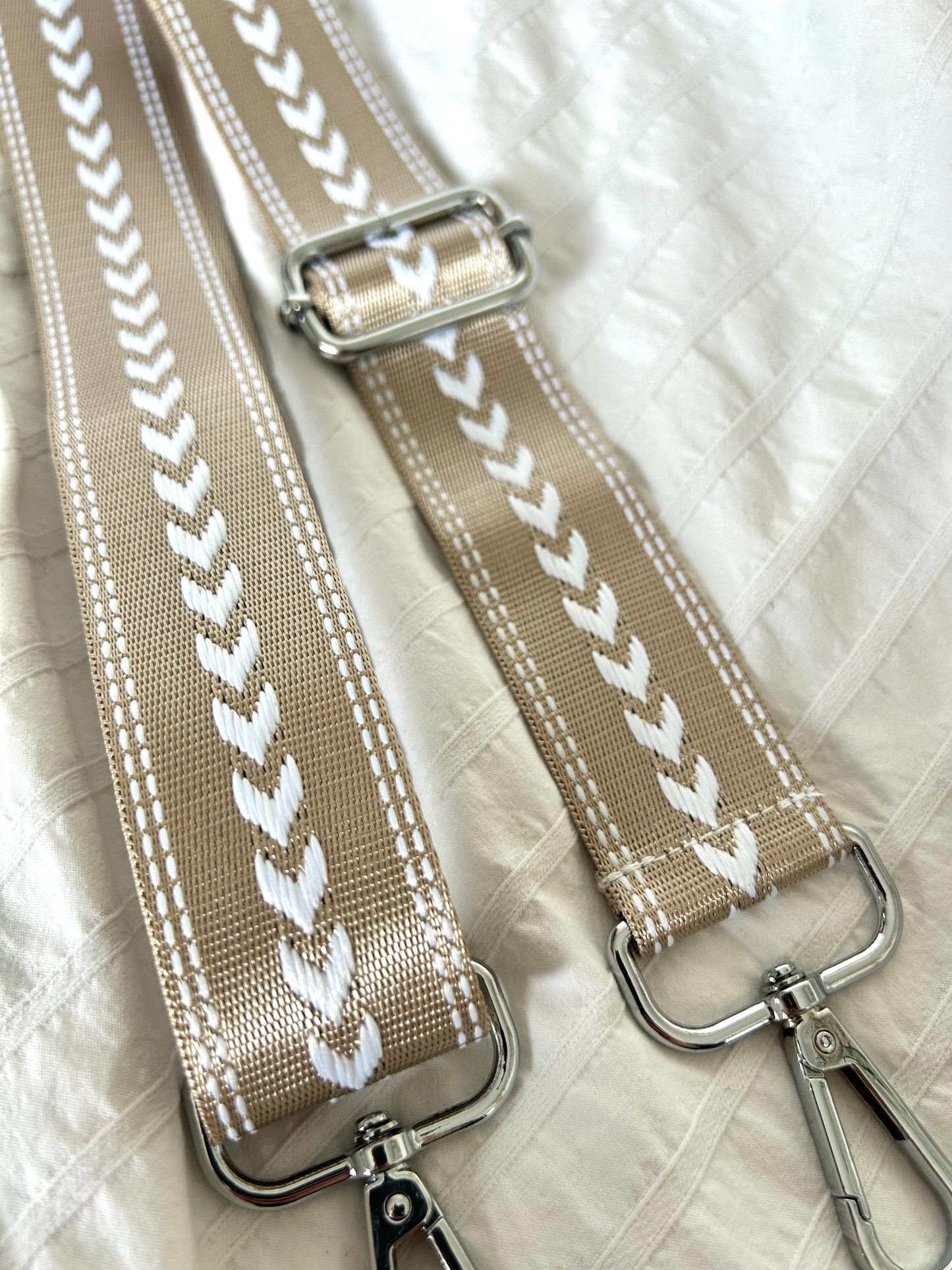 Tassenriem | HEART BEIGE