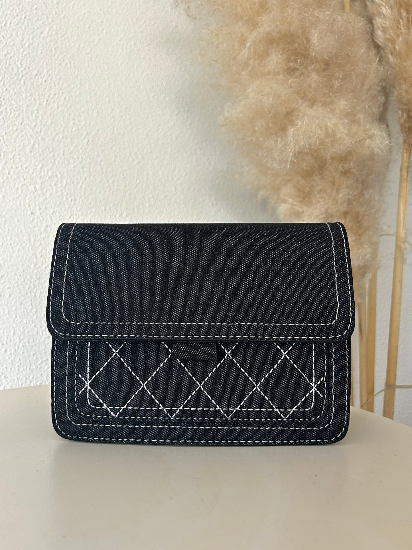 Schoudertas Sofia | DENIM BLACK