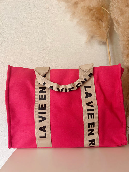 La vie en rose Shopper | FUCHSIA