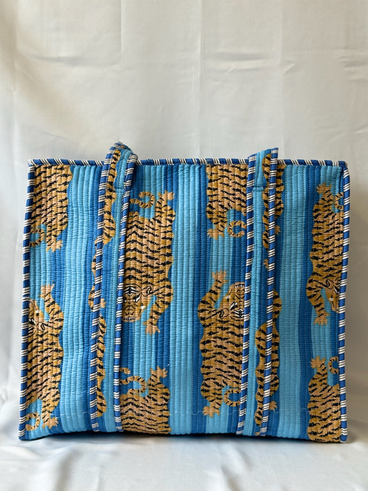 Tijger Shopper | BLAUW