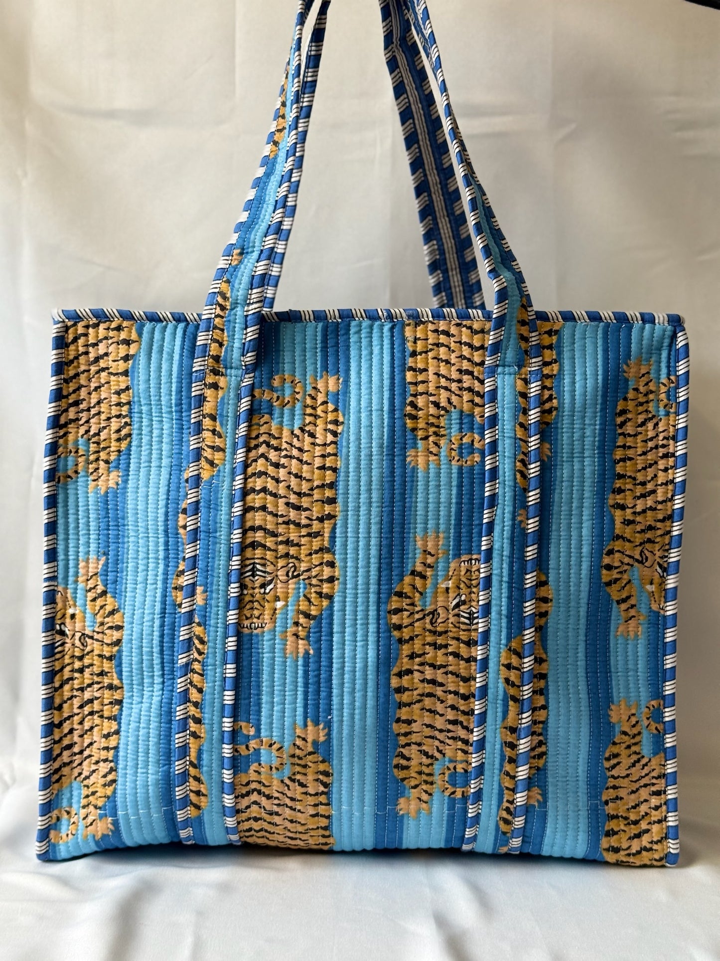 Tijger Shopper | BLAUW