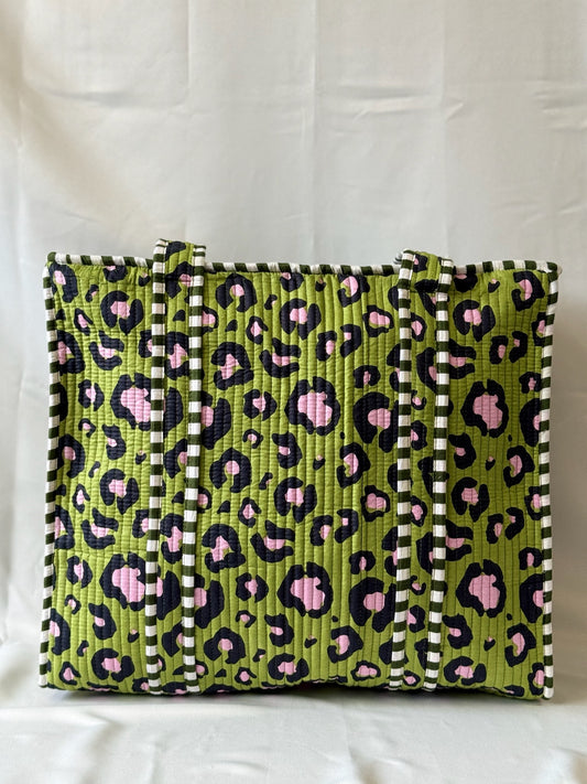 Luipaard Shopper | GROEN