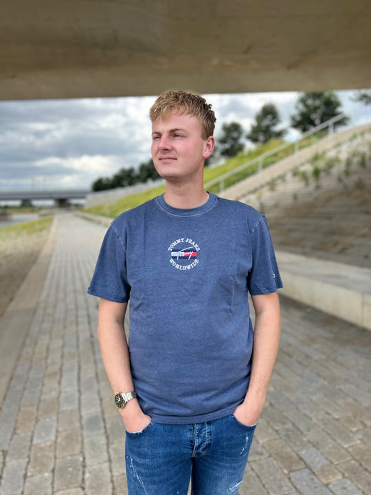 Tommy Jeans T-shirt Worldwide | TWILIGHT NAVY
