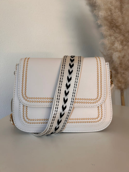 Schoudertas Luna | WHITE