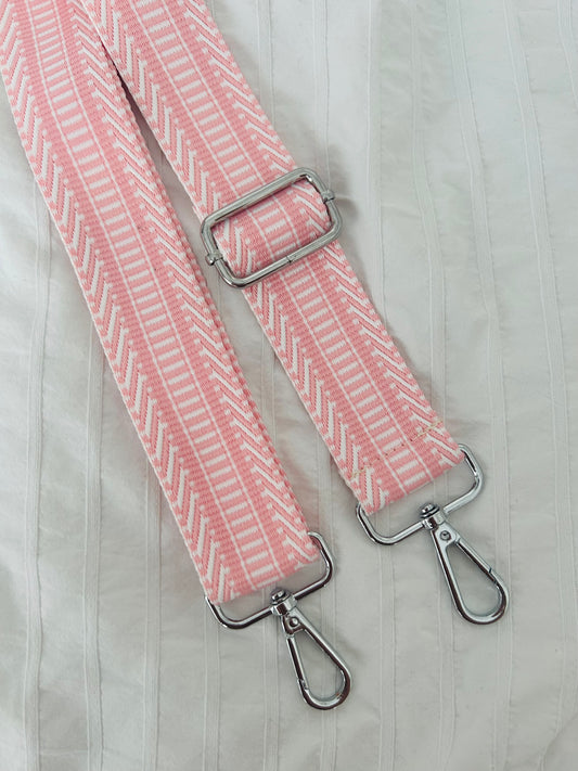 Tassenriem | STRIPES PINK