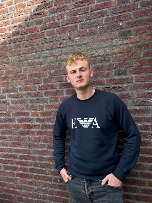 Emporio Armani Sweater Logo | NAVY