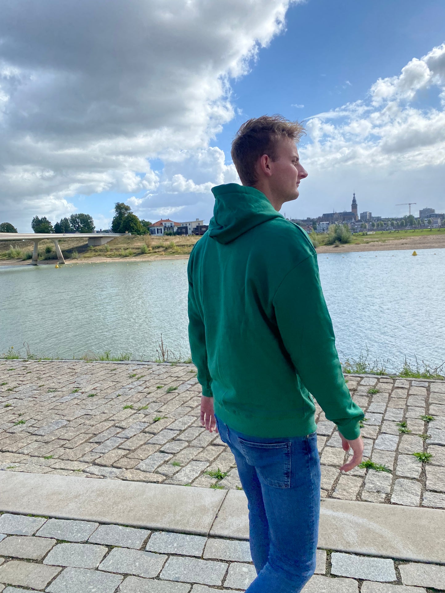 304 Hoodie Reflective Core | MOSS GREEN