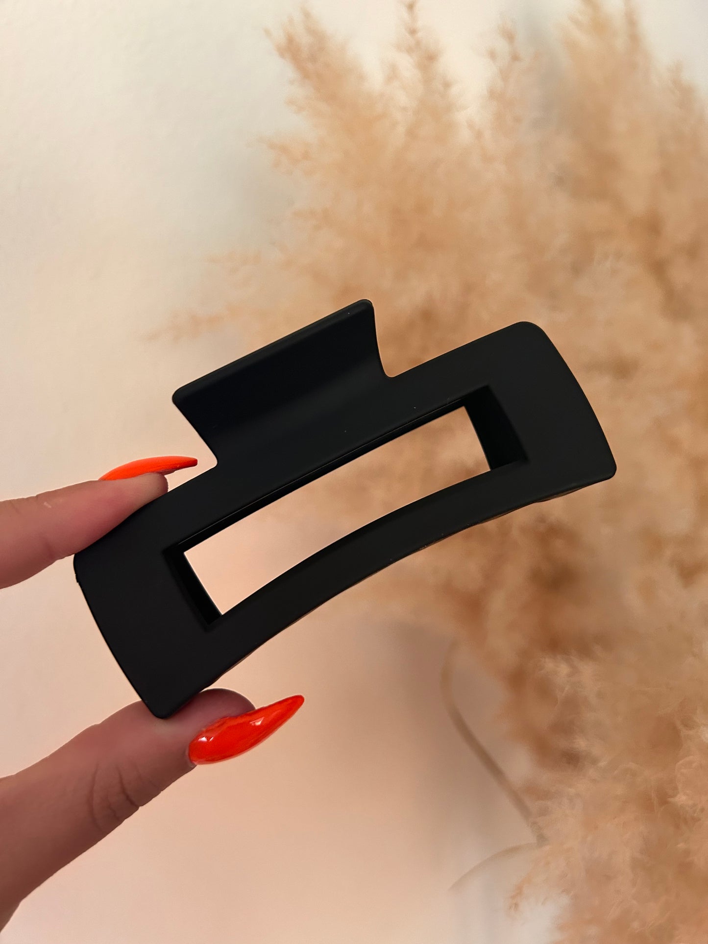 Haarklem Rechthoek | ZWART