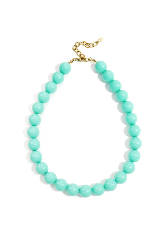 Ketting met grote kralen | MEERBLAUW