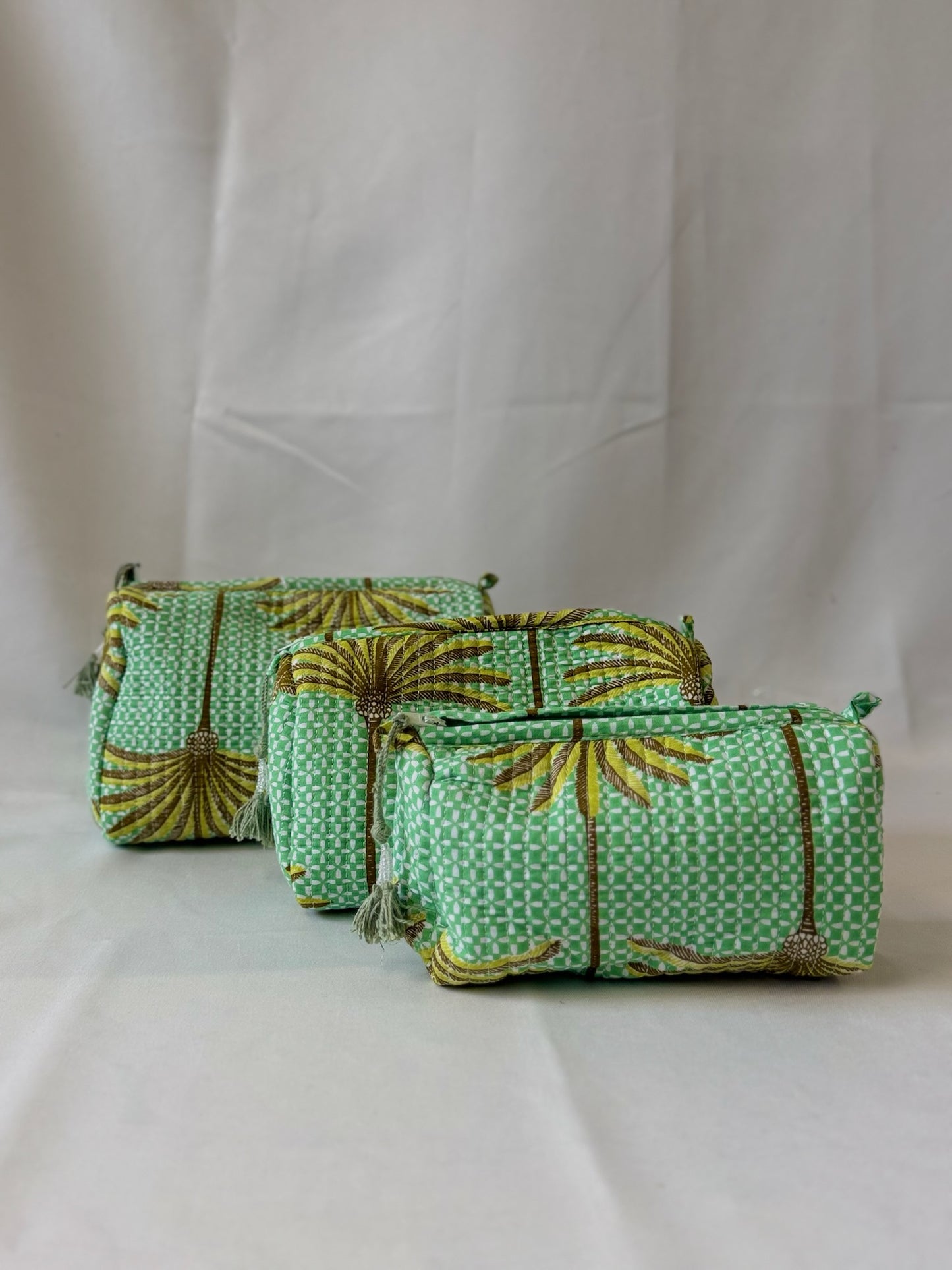 Toilettas Palmboom | GROEN